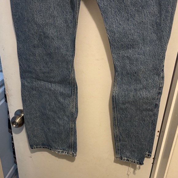 Agolde Classic Blue Relaxed Jeans - Picture 8 of 8